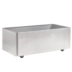 FREJA Plantekasse på hjul 120 x 60 x 27 - Galvaniseret