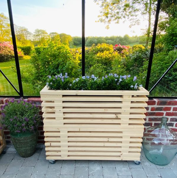Høj Blomsterkasse | Nye Traller | 95 cm