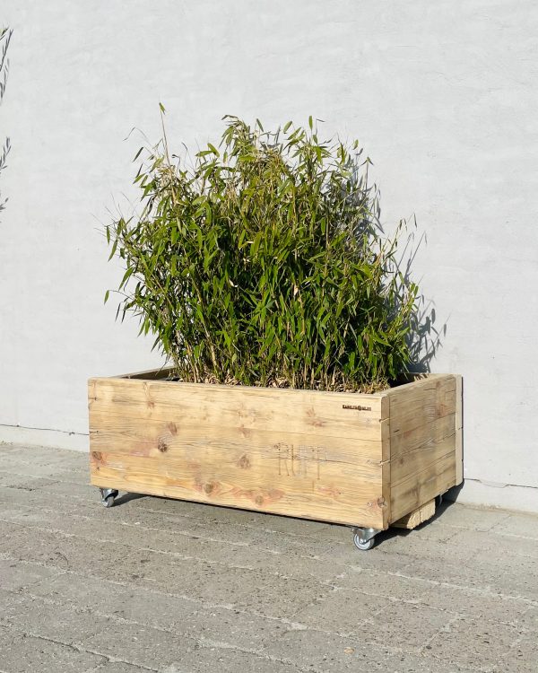 Plantekasse af Genbrugsplanker | 92 cm