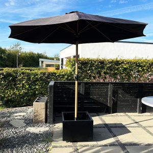 THOR Parasolfod på hjul - Black Steel