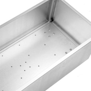 FREJA Plantekasse på hjul 120 x 40 x 27 - Galvaniseret