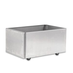 FREJA Plantekasse på hjul 80 x 40 x 27 - Galvaniseret